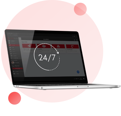 Disponibilidad 24/7, tiempo de actividad garantizado